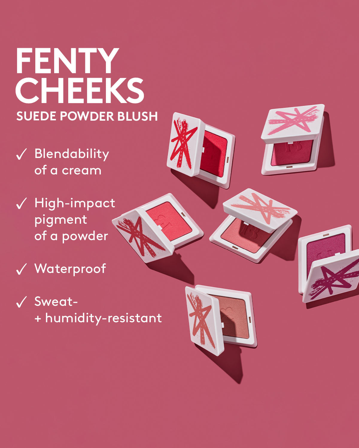 Fenty Cheeks Suede Powder Blush — Just A Crush - Image 5