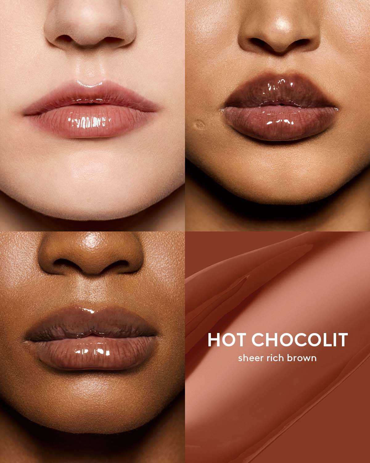 Gloss Bomb Heat Universal Lip Luminizer + Plumper — Hot Chocolit Heat - Image 4