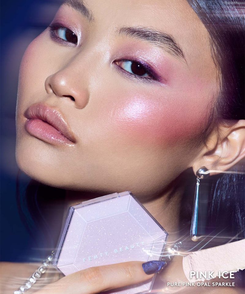 Alternative view of Diamond Bomb All-Over Diamond Veil — Pink Ice