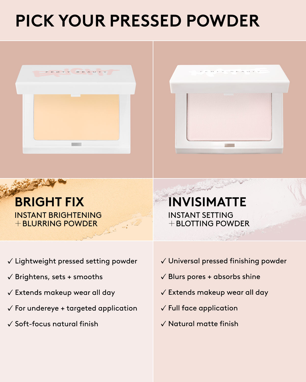 Bright Fix Instant Brightening + Blurring Powder — Peach - Image 10