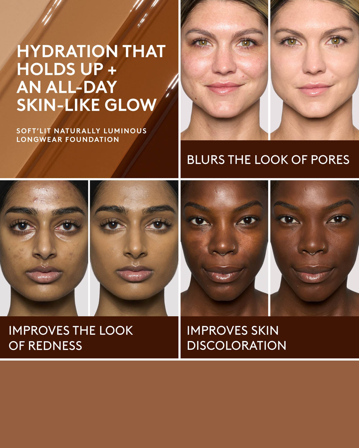 Soft'lit Naturally Luminous Longwear Foundation — 420 - Image 6