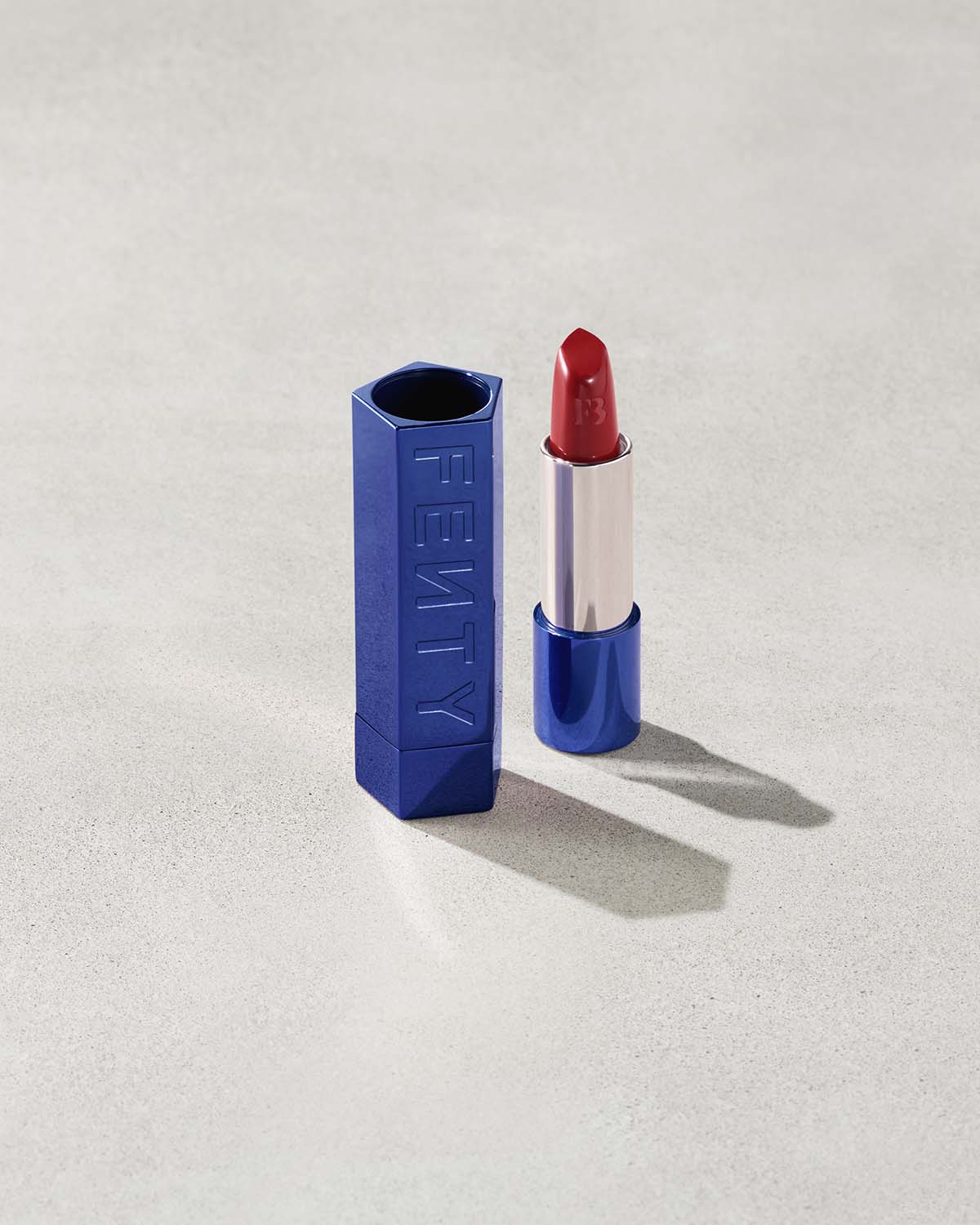 Fenty Icon The Case Semi-Matte Refillable Lipstick — Navy Edition - Image 3