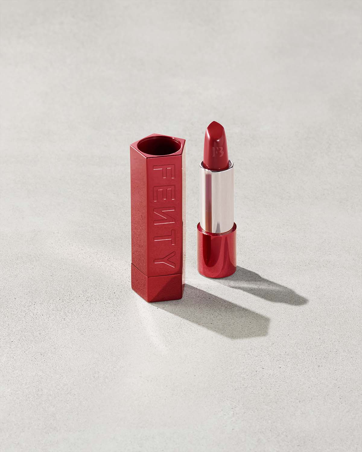 Fenty Icon The Case Semi-Matte Refillable Lipstick — Red Edition - Image 3