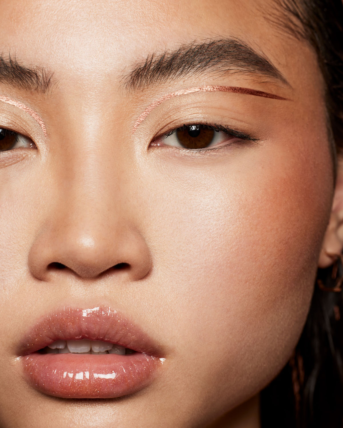 Glitty Lid Shimmer Liquid Eyeliner — Bronze All Ova Collection: Ritzy Rose - Image 3