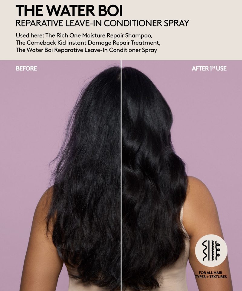 Alternative view of The Water Boi Reparative Leave-In Detangling Conditioner Spray