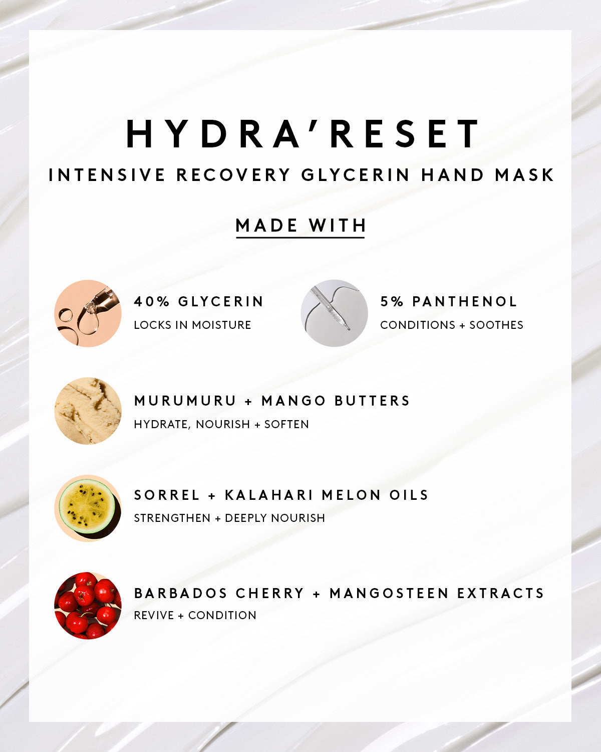 Hydra'Reset Intensive Recovery Glycerin Hand Mask - Image 3