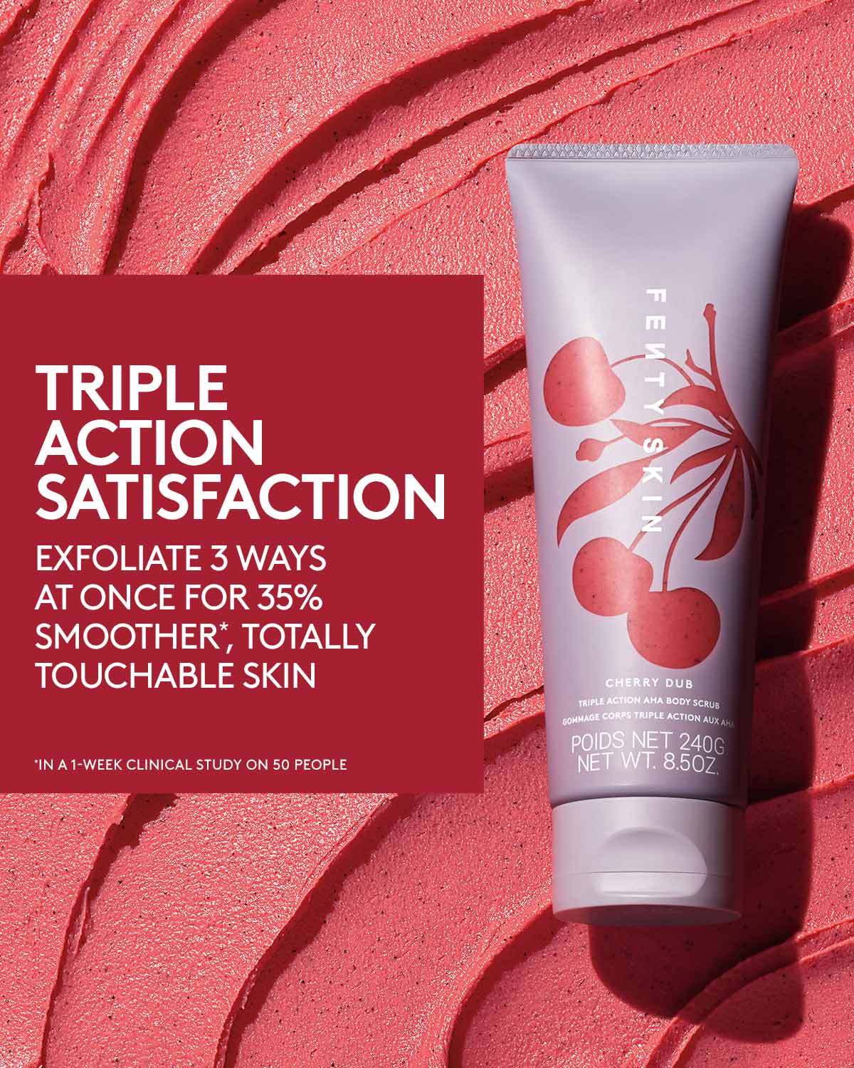 Cherry Dub Triple Action AHA Body Scrub - Image 3