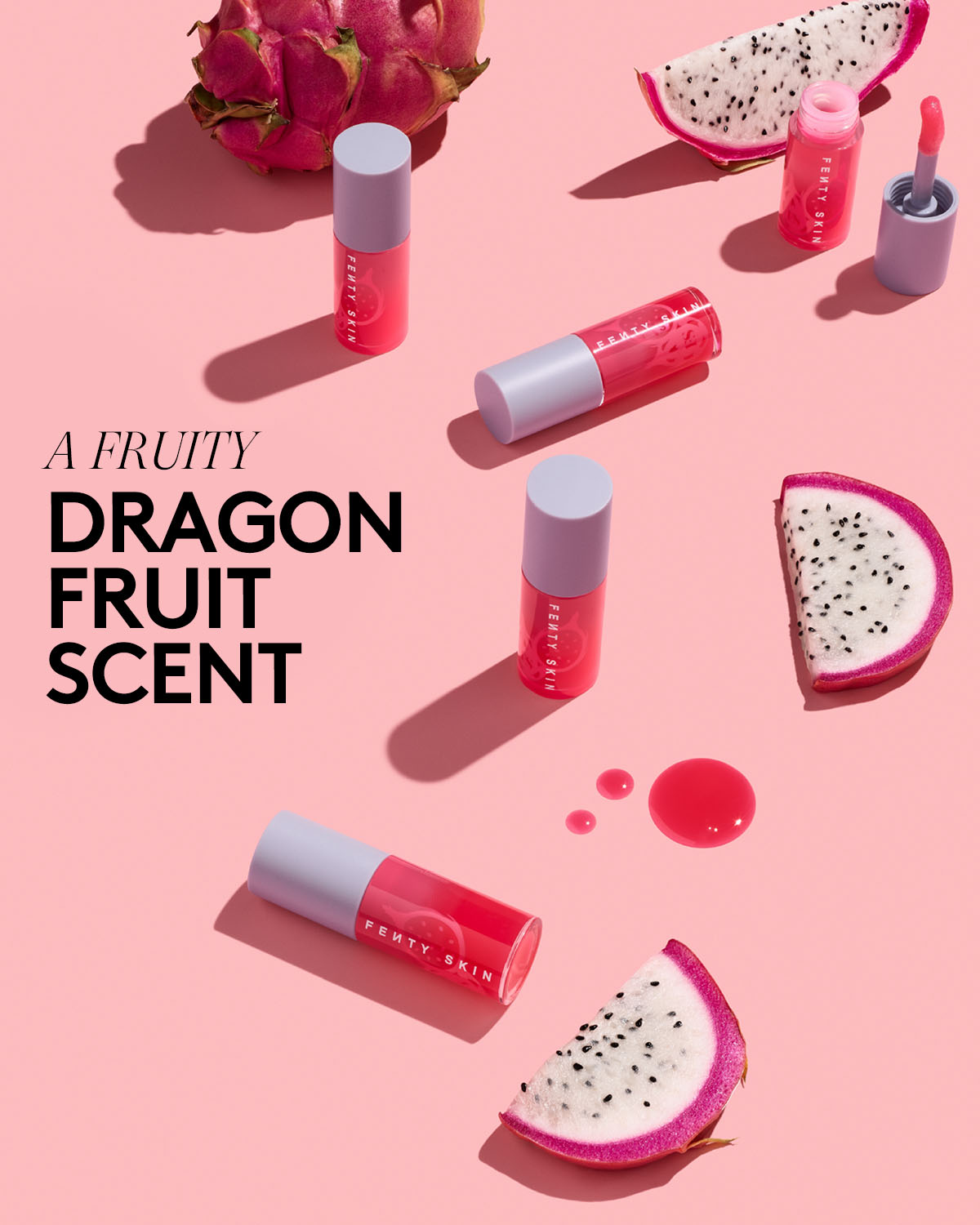 Fenty Treatz Hydrating + Strengthening Lip Oil — Dragon Fruit - Image 7
