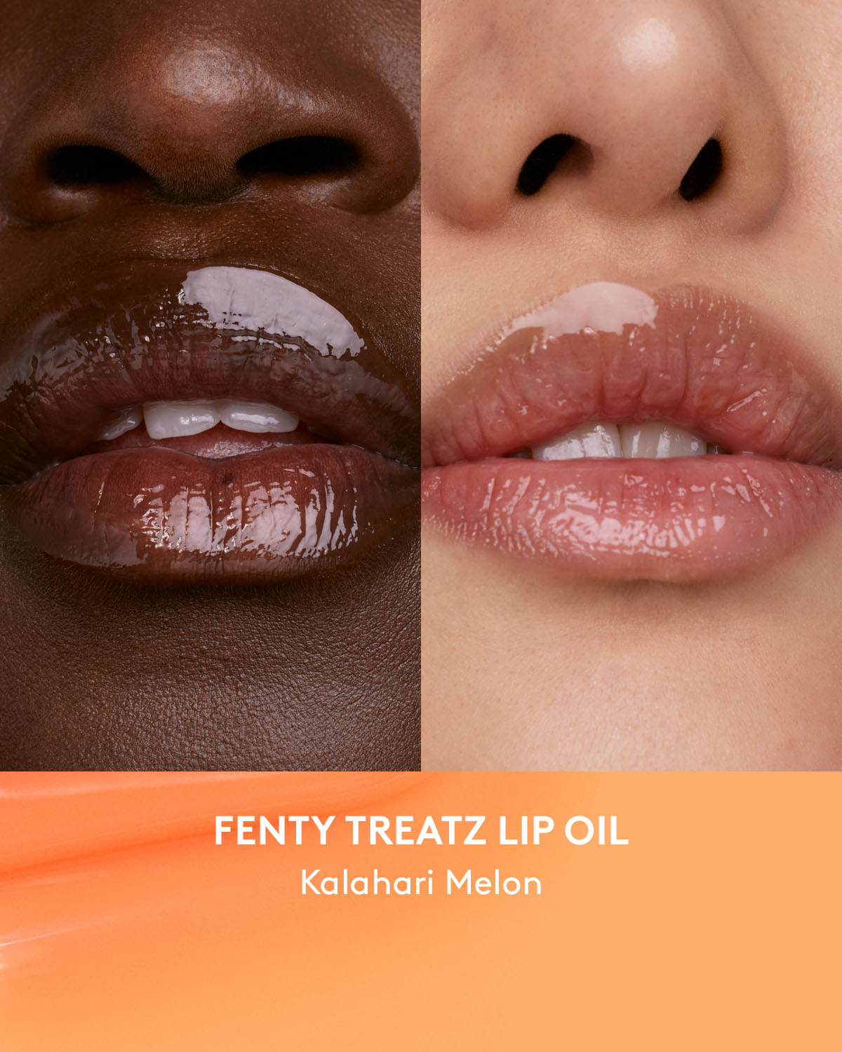 Fenty Treatz Hydrating + Strengthening Lip Oil — Kalahari Melon - Image 3