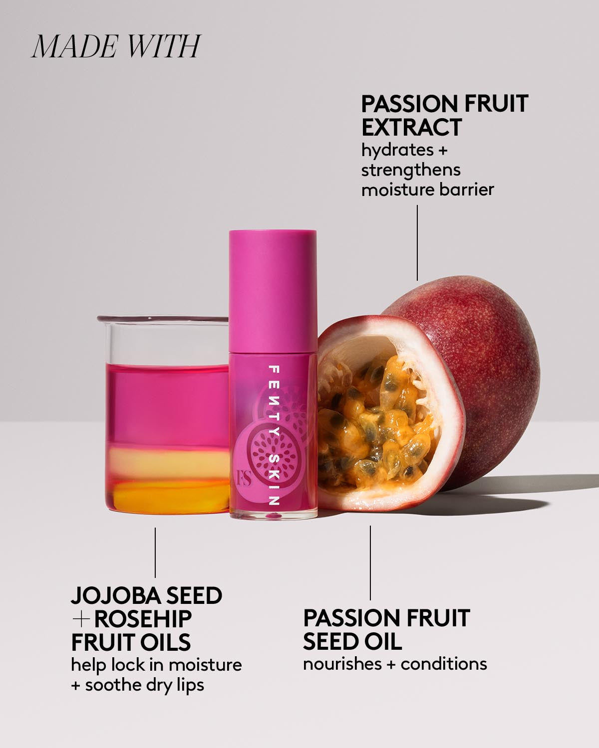 Fenty Treatz Hydrating + Strengthening Lip Oil — Passion Fruit - Image 6