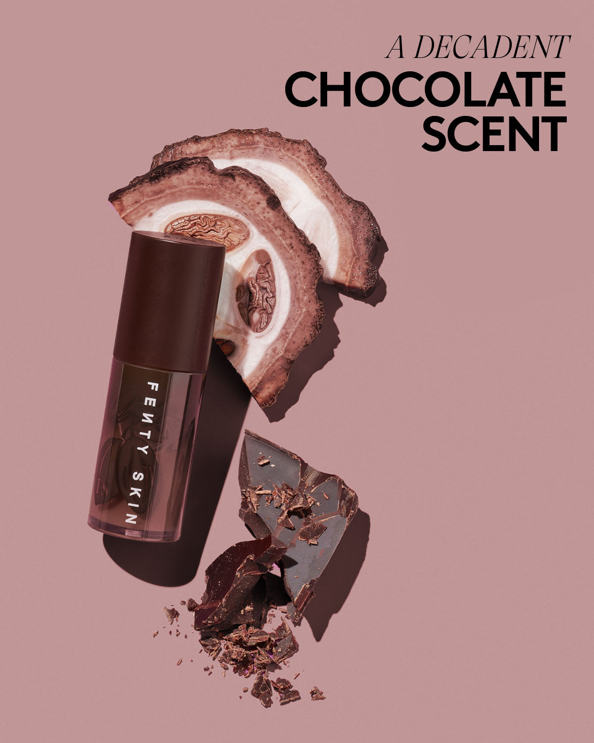 Fenty Treatz Hydrating + Strengthening Lip Oil — Cacao - Image 7