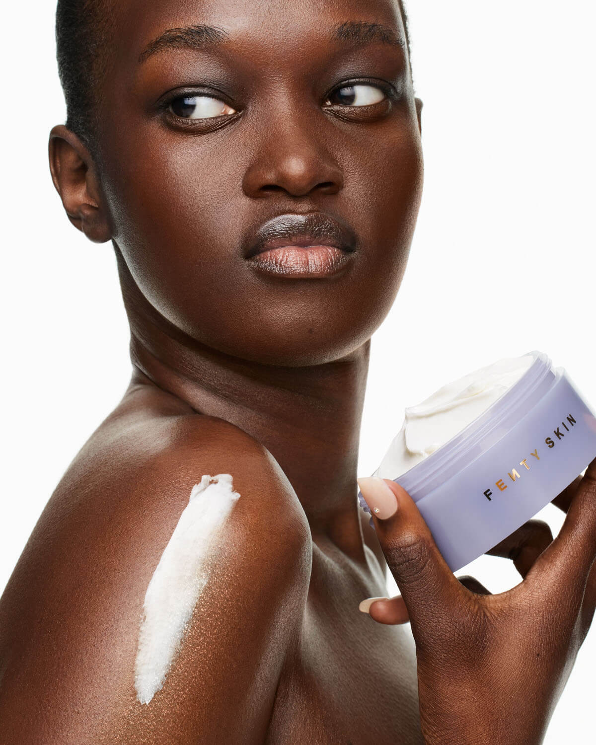 Butta Drop Whipped Oil Body Cream with Tropical Oils + Shea Butter — Fenty Fresh Shimmering - Image 2