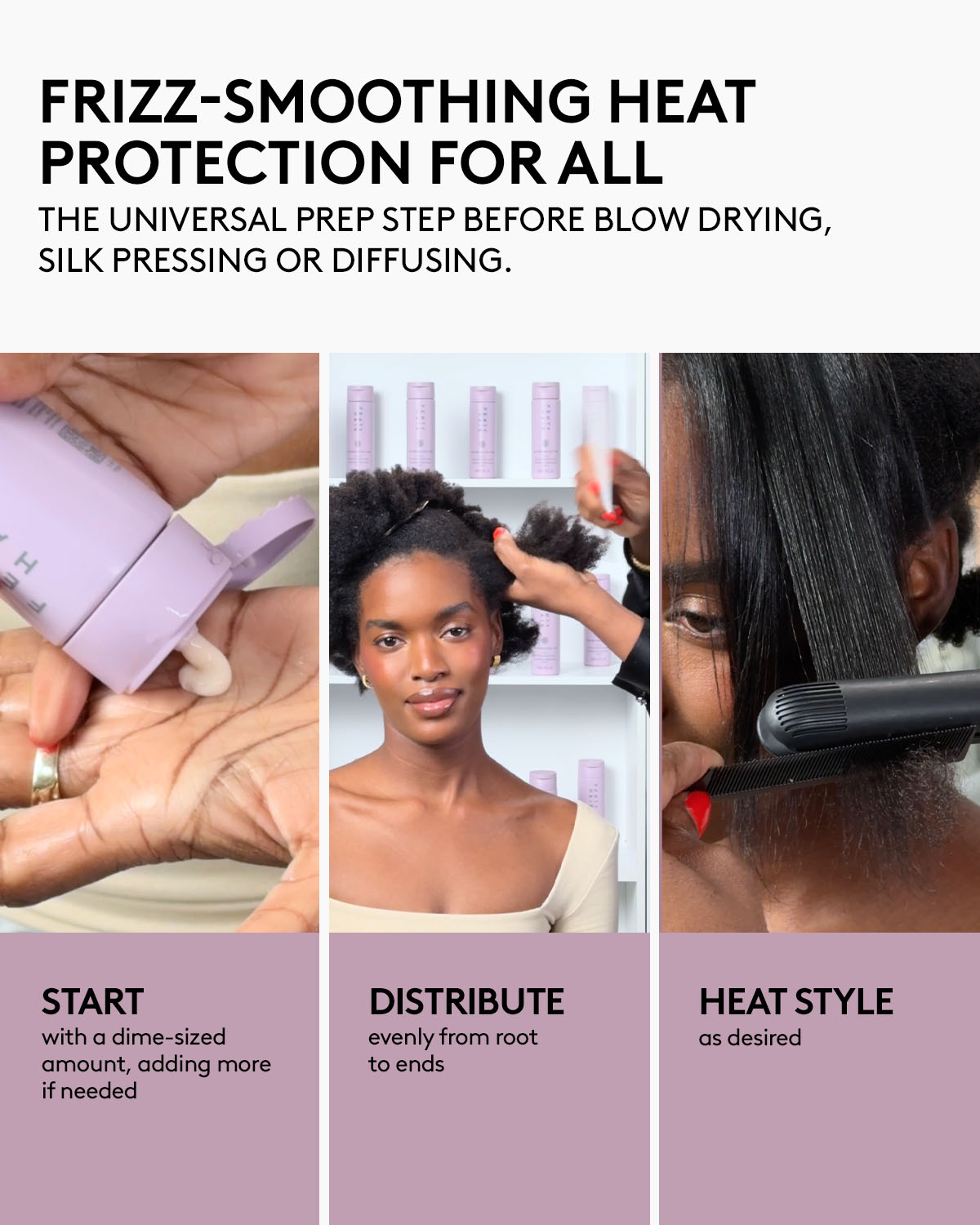 The Protective Type Frizz-Smoothing Heat Protectant Styling Cream - Image 6